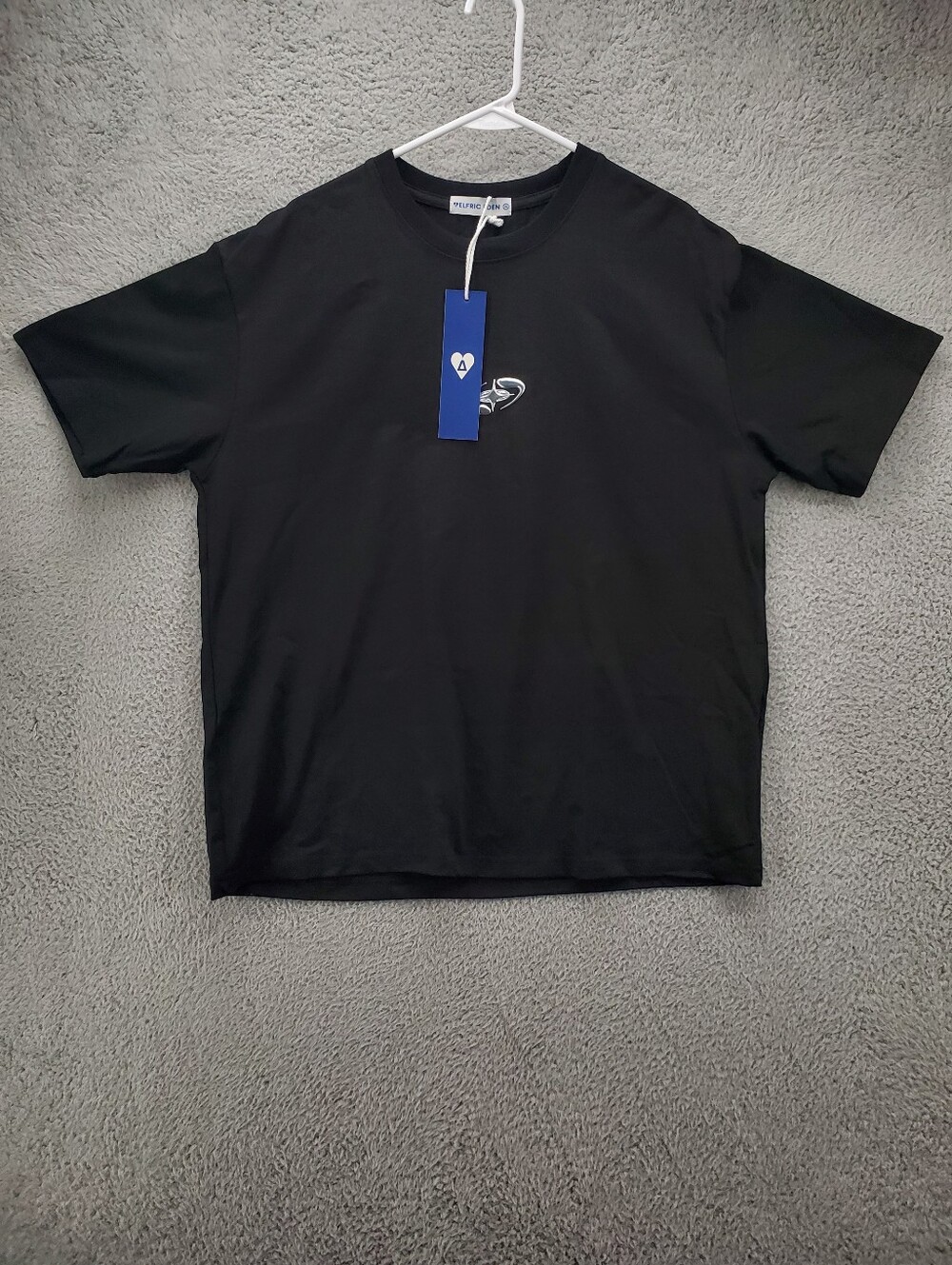Aelfric Eden Graphic T Shirt Mens XS Oversized Black NWT